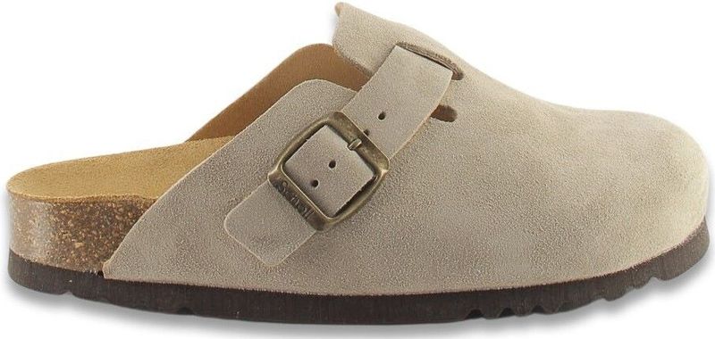 Scholl - Fae - Klomp - Donkerbeige - Suède