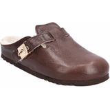 Scholl - Grace - Sandaal - Donkerbruin - Leer - Met EVA Buitenzoal