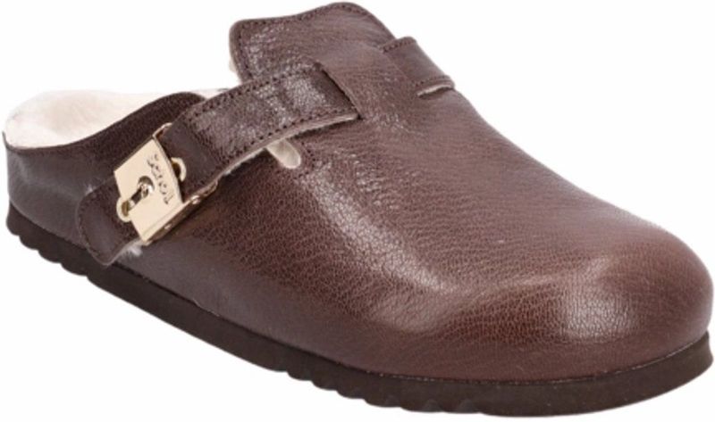 Scholl - Grace - Sandaal - Donkerbruin - Leer - Met EVA Buitenzoal