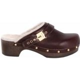 Scholl - Pescura Robin - Sandaal - Donkerbruin - Verstelbaar Bovenwerk