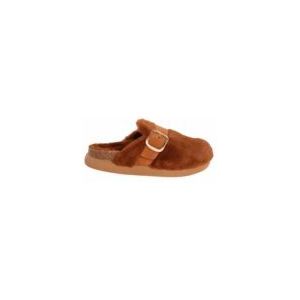 Scholl Dames Ivy Big Buckle sandaal, Cognac.