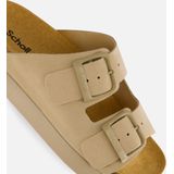 Scholl Noelle Chunky Sandalen beige Suede - Dames