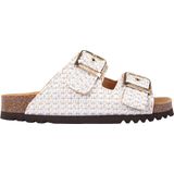 Scholl - Women Noelle Raffia - Slipper - Wit - 100% Raffia