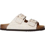 Scholl - Women Noelle Raffia - Slipper - Wit - 100% Raffia