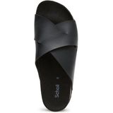 Scholl - Vivian - Slipper - Zwart - Synthetisch Leer