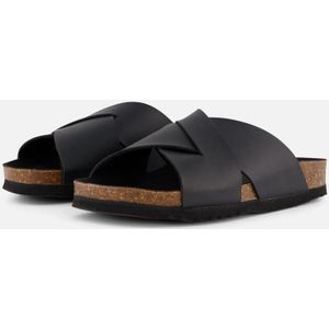 Scholl - Vivian - Slipper - Zwart - Synthetisch Leer