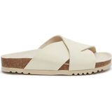 Scholl - Vivian - Slipper - Beige - Synthetisch Leer