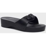 Scholl - Pescura Heel - Slipper - Aqua - Eva - Zwart