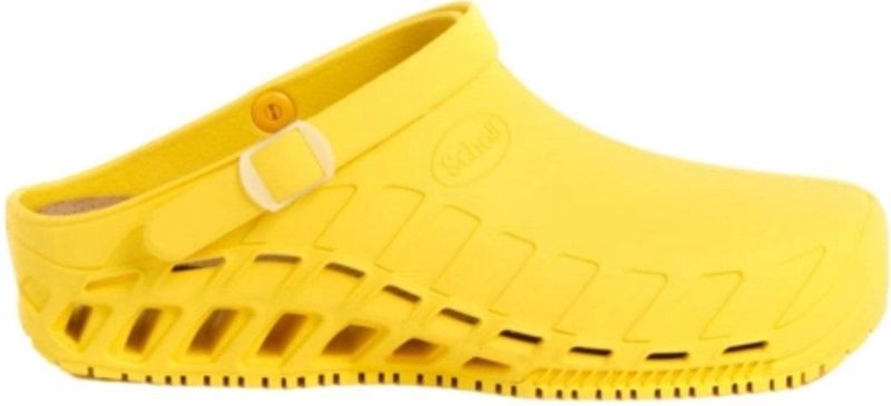 Scholl - Evo - Klomp - Geel - Rubber - Ademend en Antislip