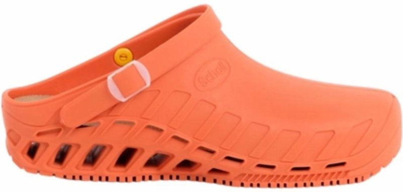 Scholl Clog Evo, Health Care Professional Shoe Heren, Oranje, 46 EU, Oranje, 46 EU