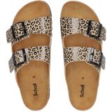 Scholl Leopard Slipper Josephine - Comfortabel en Duurzaam Synthetisch