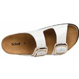 Scholl - Noelle - Slipper - Wit - Gepatenteerd Leer