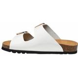 Scholl - Noelle - Slipper - Wit - Gepatenteerd Leer