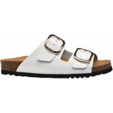 Scholl - Noelle - Slipper - Wit - Gepatenteerd Leer