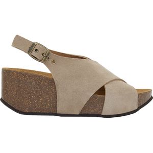 Scholl - Yvonne - Sandaal - Dark Beige - Suede