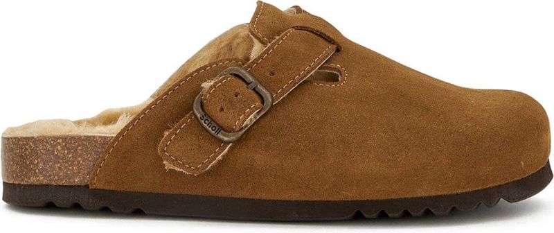 Scholl - Fae New F Suede Sa - Klomp - Taupe