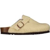 Scholl - Scholl Fae - Klomp - Beige - Synthetische Schapenvacht