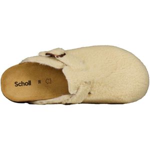 Scholl - Scholl Fae - Klomp - Beige - Synthetische Schapenvacht