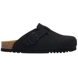Scholl - Fae - Klomp - Zwart - Vilt - Verstelbare Pasvorm