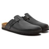 Scholl - Olivier - Slipper - Zwart - Leer - Comfortabel en Duurzaam