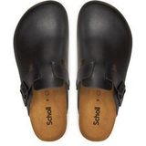 Scholl - Olivier - Slipper - Zwart - Leer - Comfortabel en Duurzaam