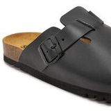 Scholl - Olivier - Slipper - Zwart - Leer - Comfortabel en Duurzaam