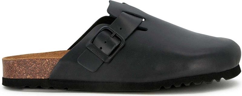 Scholl - Olivier - Slipper - Zwart - Leer - Comfortabel en Duurzaam