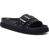 Scholl - Joyce - Slipper - Zwart - Leer - Studs
