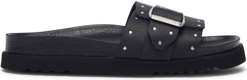 Scholl - Joyce - Slipper - Zwart - Leer - Studs