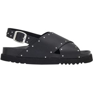 Sandaal Scholl Women Dalia Leather Studs Black-Schoenmaat 38