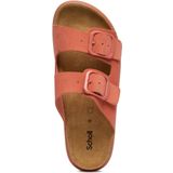 Scholl - Women Noelle Chunky Suede Q - Slipper - Coral - Suède
