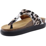 Scholl - Caudron - Veelkleurige Slipper - Dames - Comfortabele Teenslippers voor Dagelijks Gebruik