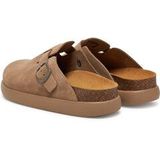 Scholl - Fae Chunky Suede Q - Klomp - Donkerbeige - Suède