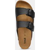 Scholl - Josephine - Slipper - Zwart - Kurk/Rubber