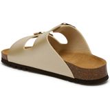 Scholl - Josephine - Slipper - Licht Goud - Kurk en Rubber