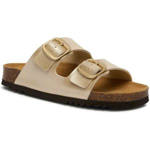 Scholl - Josephine - Slipper - Licht Goud - Kurk/Rubber