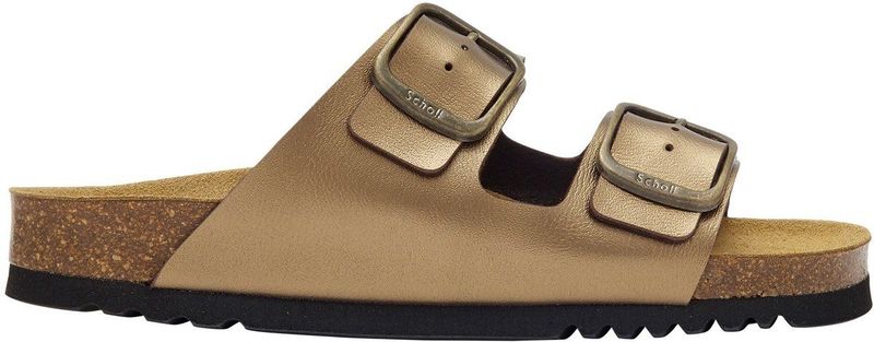 Scholl - Josephine - Slipper - Khaki - Synthetisch Bovenmateriaal
