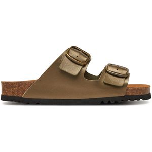 Scholl - Josephine - Slipper - Khaki - Synthetisch Bovenmateriaal