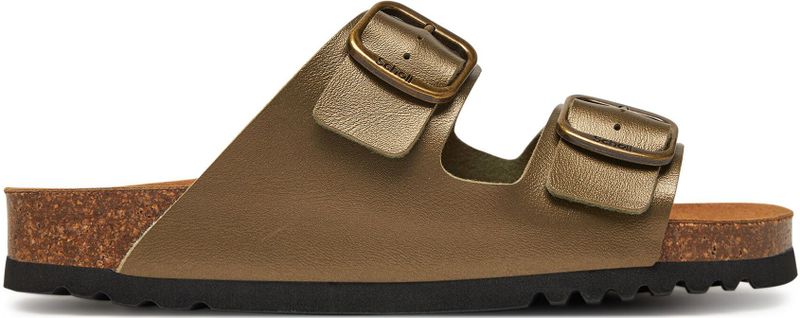 Scholl - Josephine - Slipper - Khaki - Synthetisch Bovenmateriaal