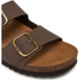 Slipper Scholl Women Josephine Synthetic Nubuck Brown-Schoenmaat 35