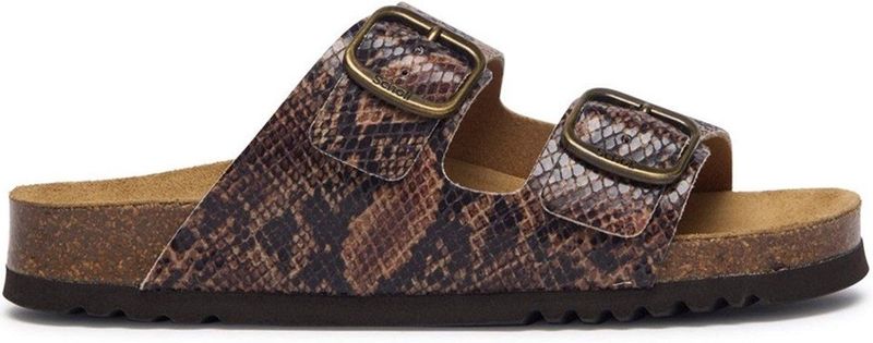 Scholl - Josephine - Slipper - Python Brown - Synthetisch