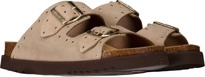 Scholl - Beatriz - Slipper - Donkerbeige - Suède