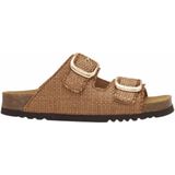 Scholl - Noelle Raffia S - Slipper - Cognac - Raffia