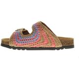 Scholl - Noelle Crochet - Slipper - Dk Brown - Polyester/Suède