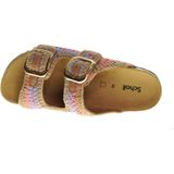 Scholl - Noelle Crochet - Slipper - Dk Brown - Polyester/Suède