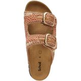 Scholl - Noelle Crochet - Slippers - Nude Lt Brown Cognac - Gebreid Polyester
