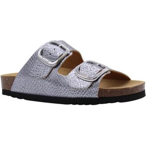 Scholl - Noelle - Slippers - Zilver - Synthetisch - Reptiel