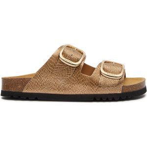 Scholl - Noelle - Slipper - Reptile Bronze - Synthetisch - Suède