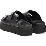 Scholl - Heather Slippers - Zwart - Comfortabele Gezondheidsslippers