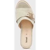 Scholl Sandalettes Janelle Suede - Zandkleur